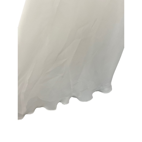 INTIMO AMORE WHITE LACE SHEER CHEMISE LINGERIE TOP SIZE LARGE - Picture 11 of 13